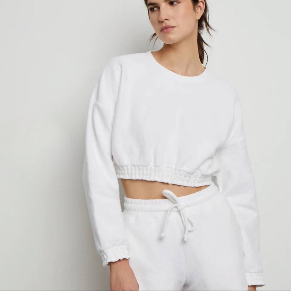 NWT Onia Brushed Back Terry Crew (BRAND NEW)